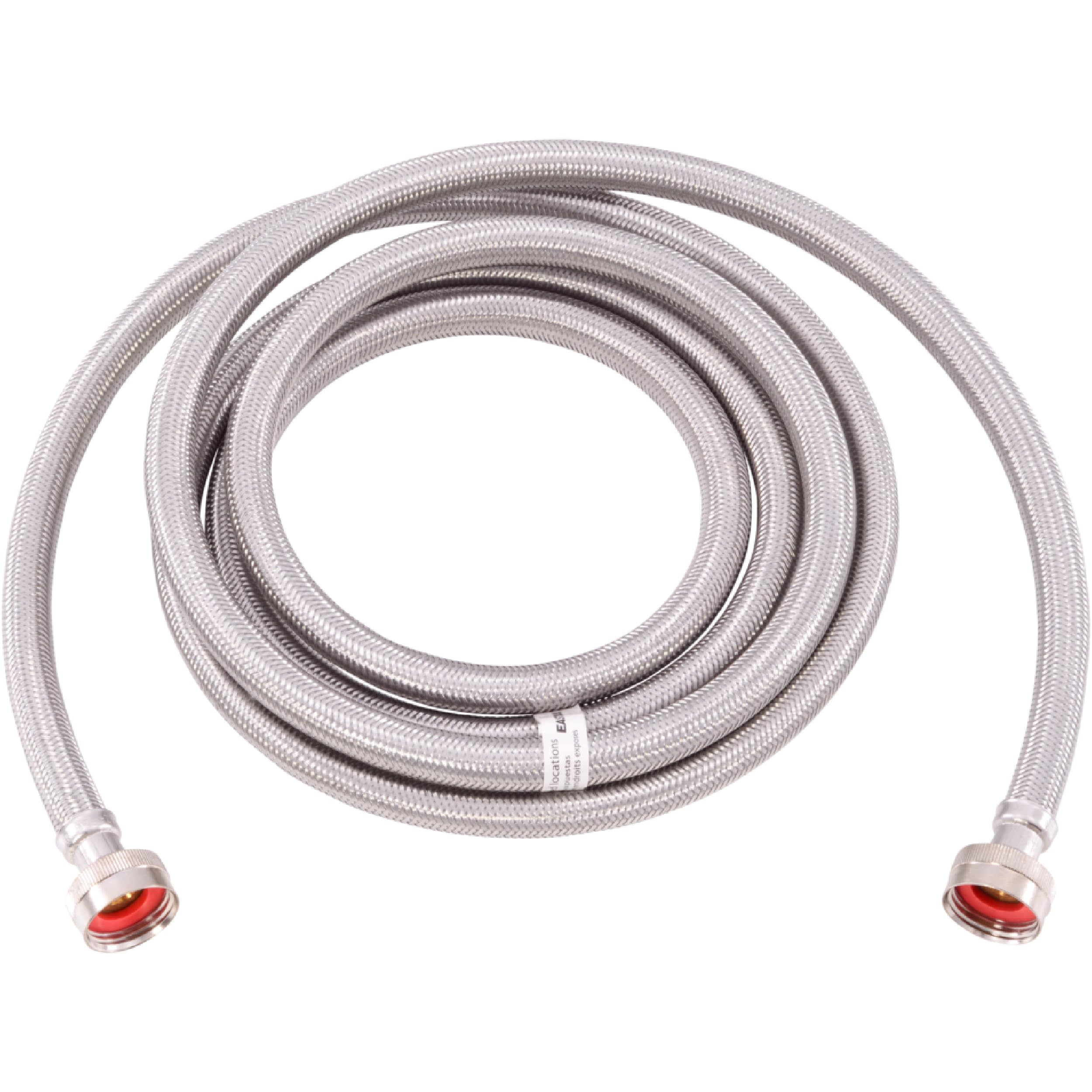 Eastman 10 ft washing machine hose connector with 3/4 in FHT ends for secure hookups