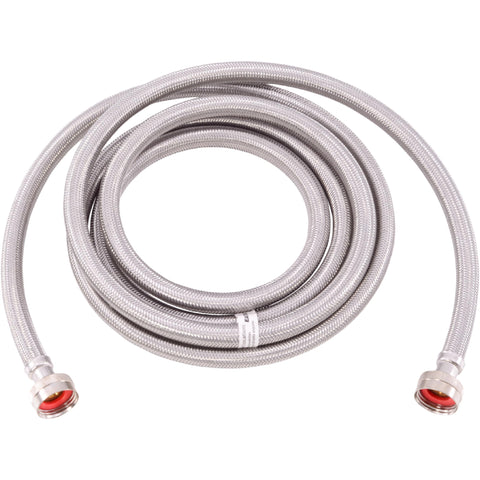 Eastman 10 ft washing machine hose connector with 3/4 in FHT ends for secure hookups