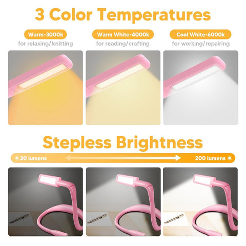EastPin neck light is ideal for camping or late-night reading on the couch.