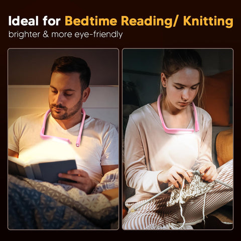 EastPin neck light offers three color temperatures for versatile reading and relaxing.