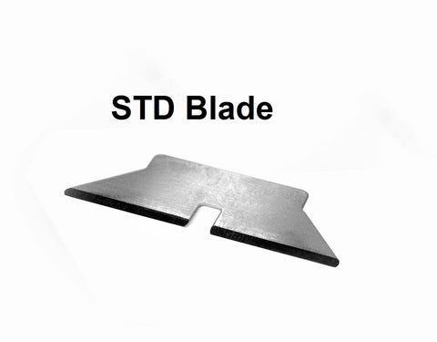 Easy Cut blades cutting paper, tape, cork, and other materials