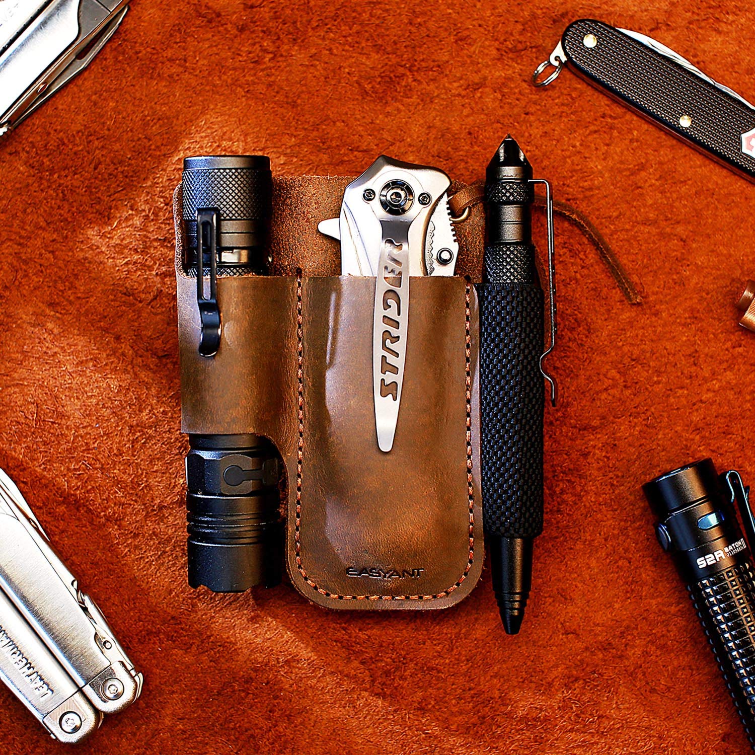 EASYANT EDC sheath dimensions explained with compact footprint