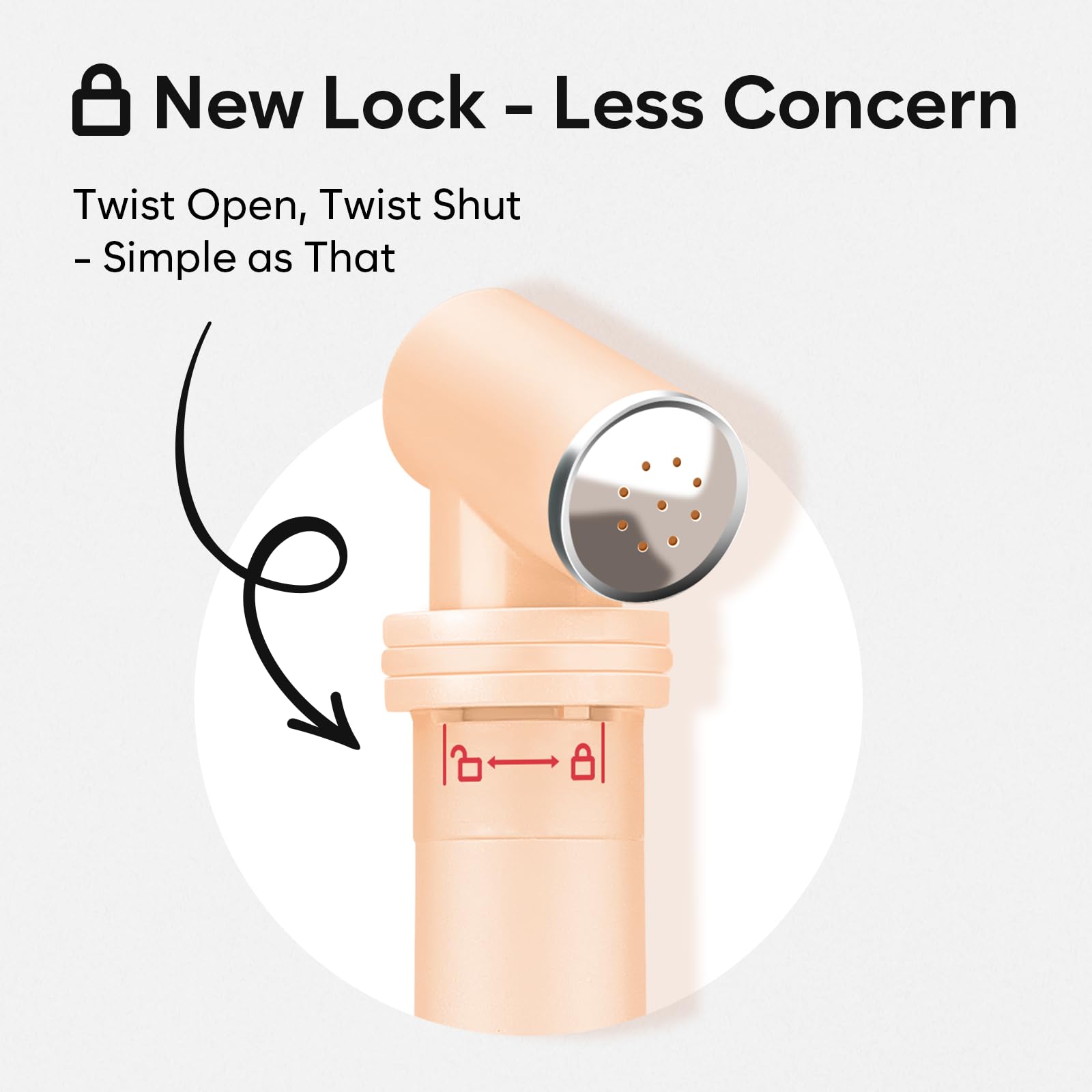 Easy@Home handheld spray head enables precise cleansing on the go