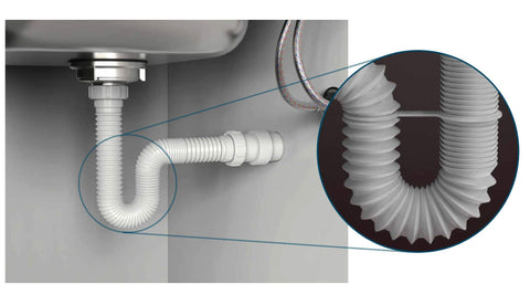 EasyDrain nonstick interior reduces odor buildup and simplifies cleaning