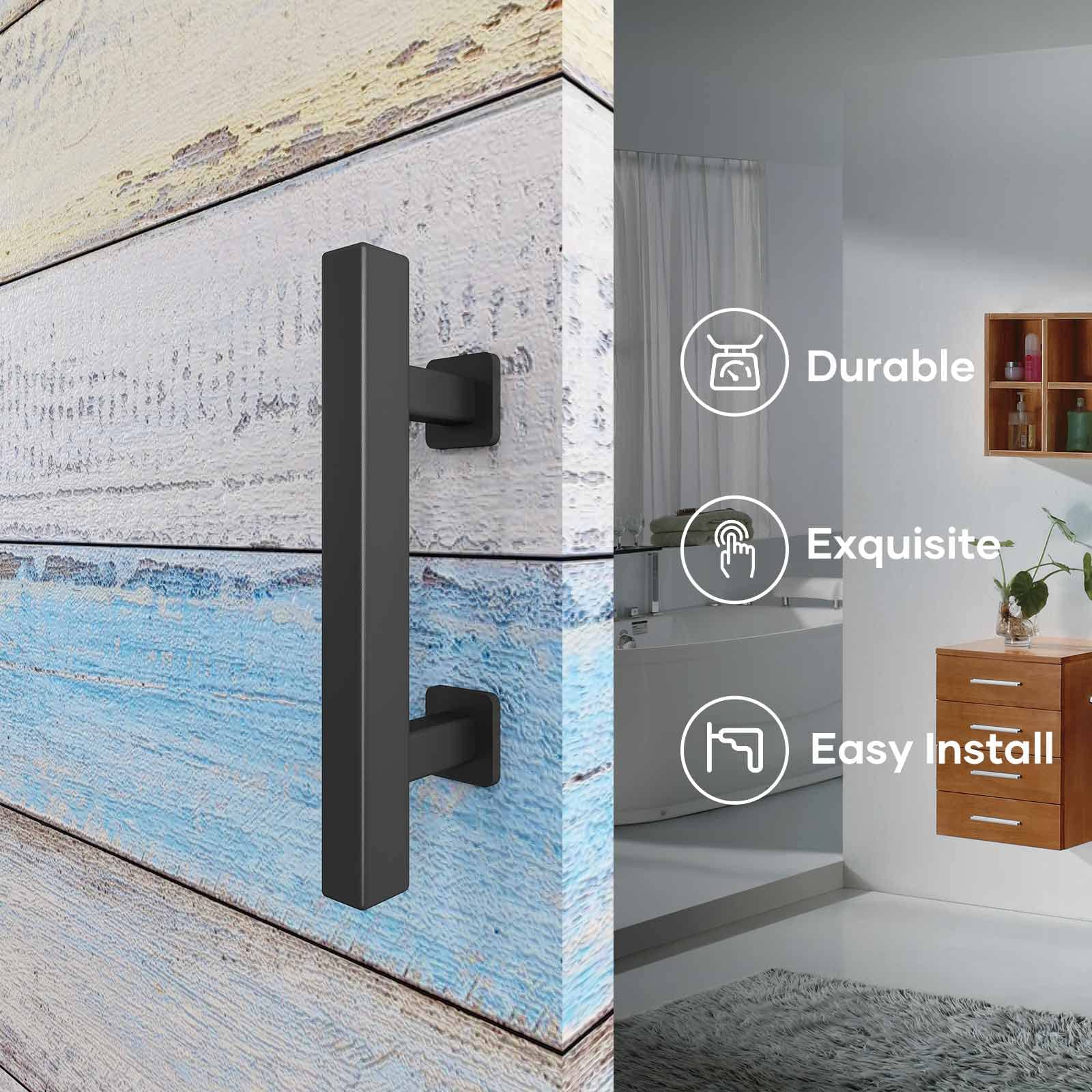 EaseLife flush hardware assembly for seamless door look and easy install.