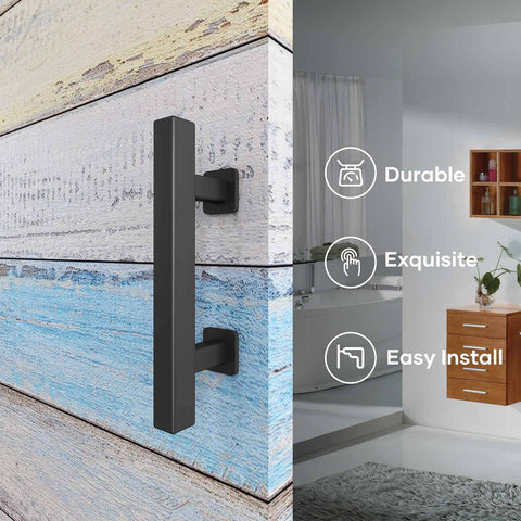 EaseLife flush hardware assembly for seamless door look and easy install.