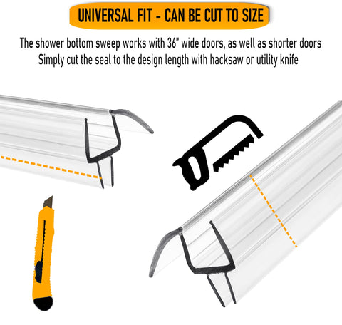 eatelle ultra-clear polycarbonate seal across a full 36 inches