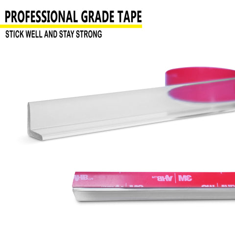 eatelle ultra-clear polycarbonate material offers durability and minimal visibility.