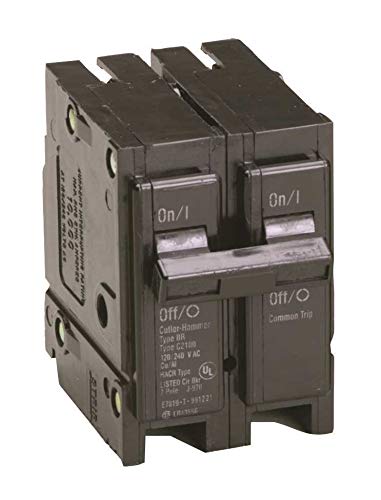 Eaton BR220 faceplate and labeling for quick identification.