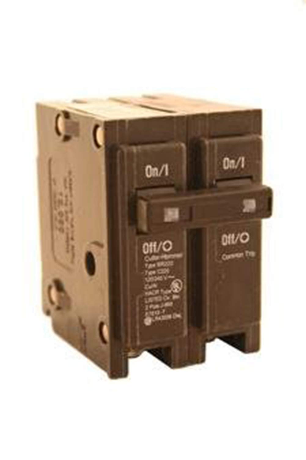 Eaton BR280 plug-on mount BR circuit breaker protects 120/240V panels from overload