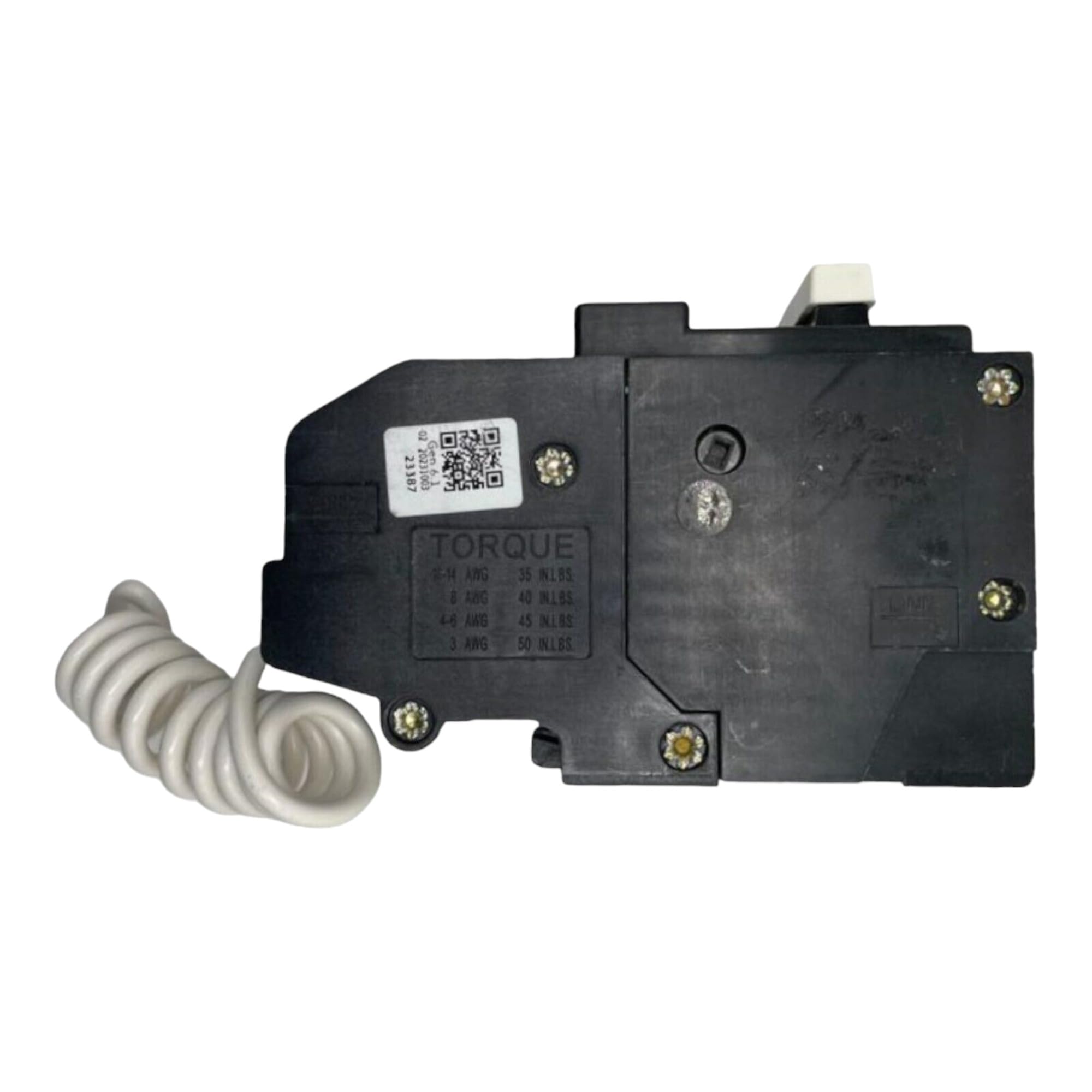 Eaton BRN230GF wiring connection view illustrating pigtail neutral setup.