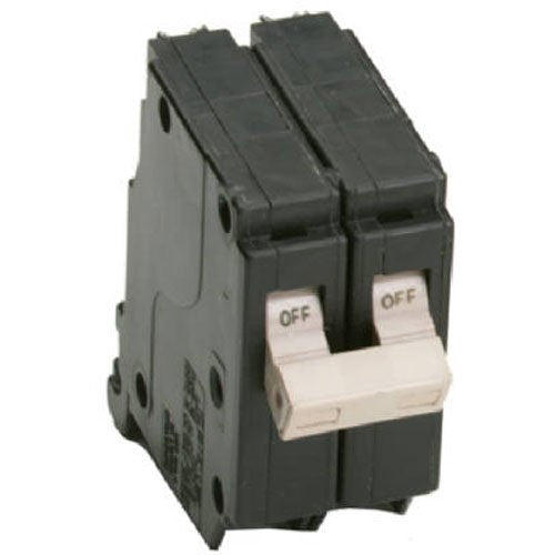 Eaton CHF220 20A DP circuit breaker installed in a residential panel for protection.