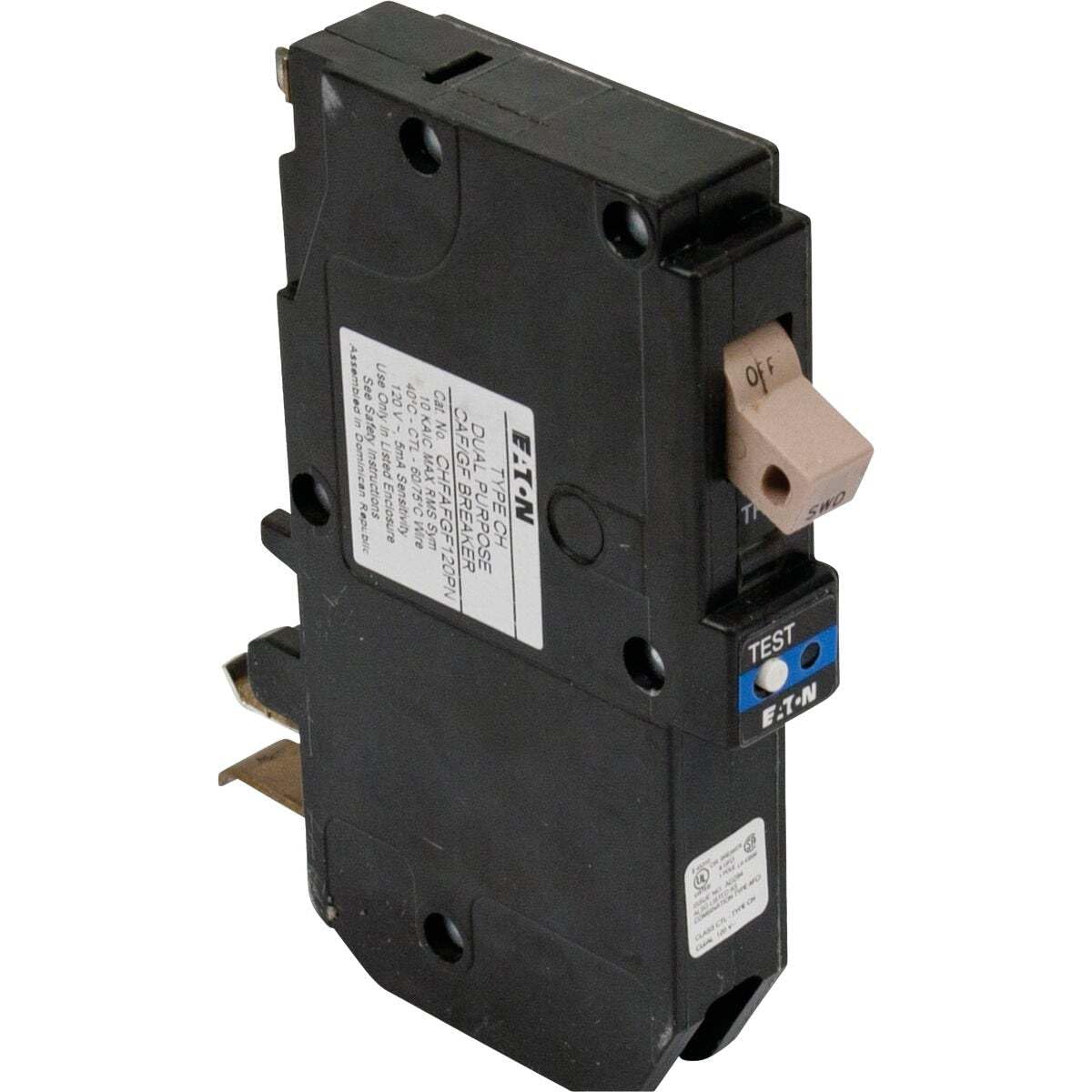Eaton CHFP115DF terminals detail for secure panel connections