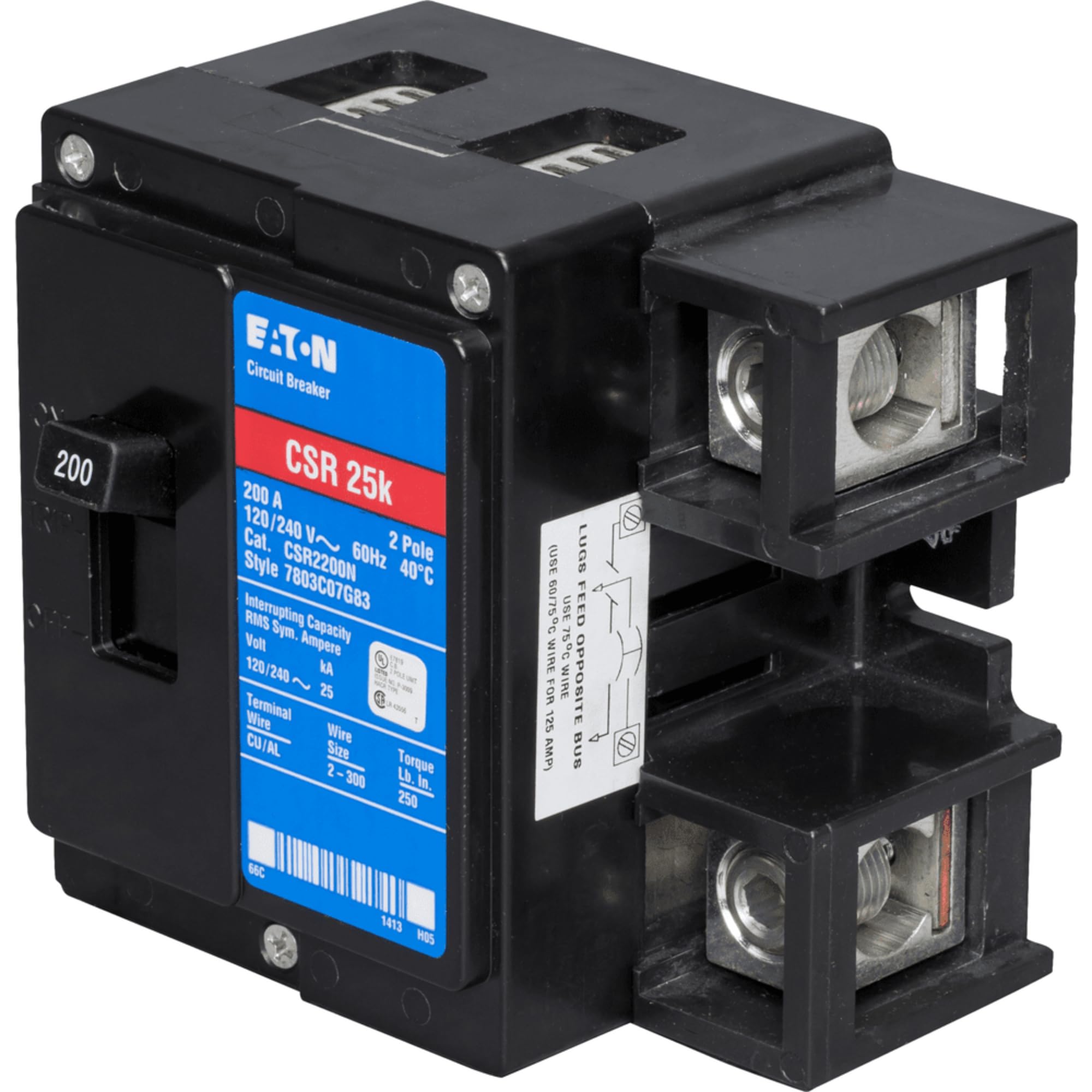 Eaton CSR2200N main breaker kit for 200A service, enabling a safer panel upgrade.