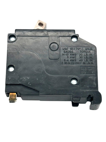Eaton Cutler-Hammer 15A switch-indicator breaker for quick status checks.