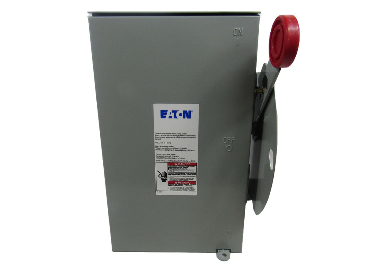 Eaton H-series general-duty switch front view showing durable panel control.