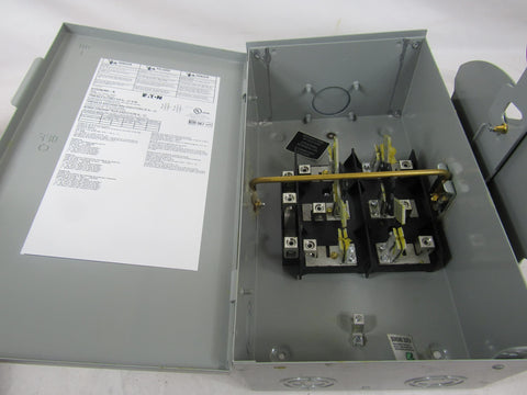 Eaton switch with two-point contact offers stable open and close.