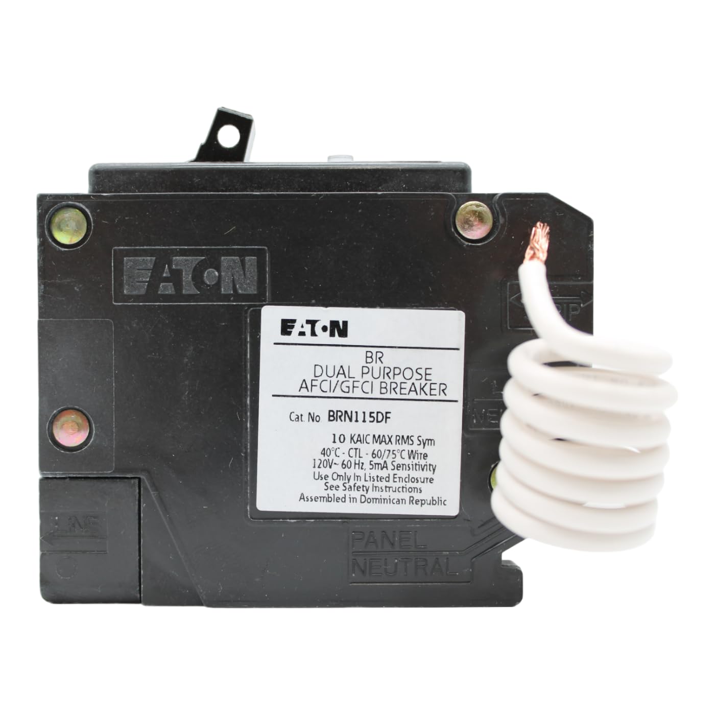 Eaton Type BR LED trip indicator speeds fault diagnosis