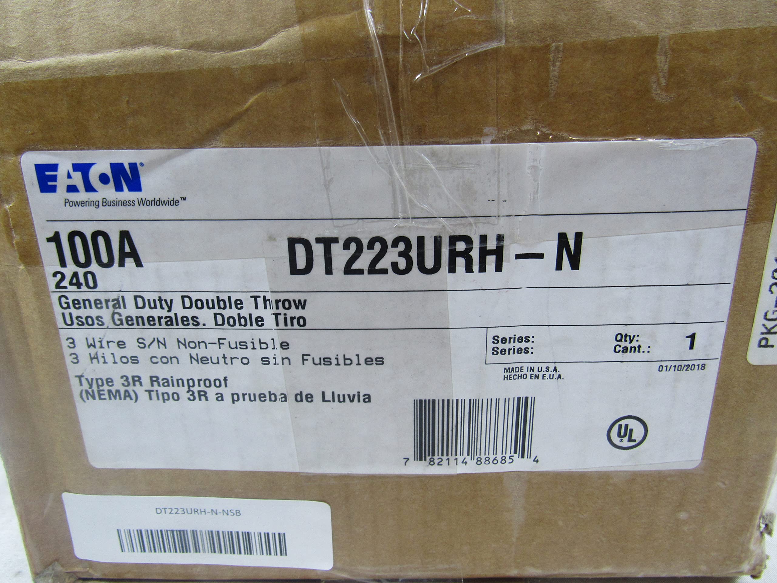 Eaton H-series shows visible on/off indication for quick status checks.