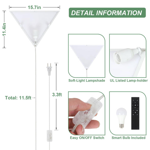 Eayaya smart LED bulb included for eye-friendly illumination