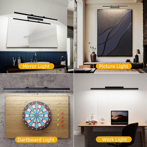 EAYOYAE multifunction art light suitable for paintings mirrors and reading spaces