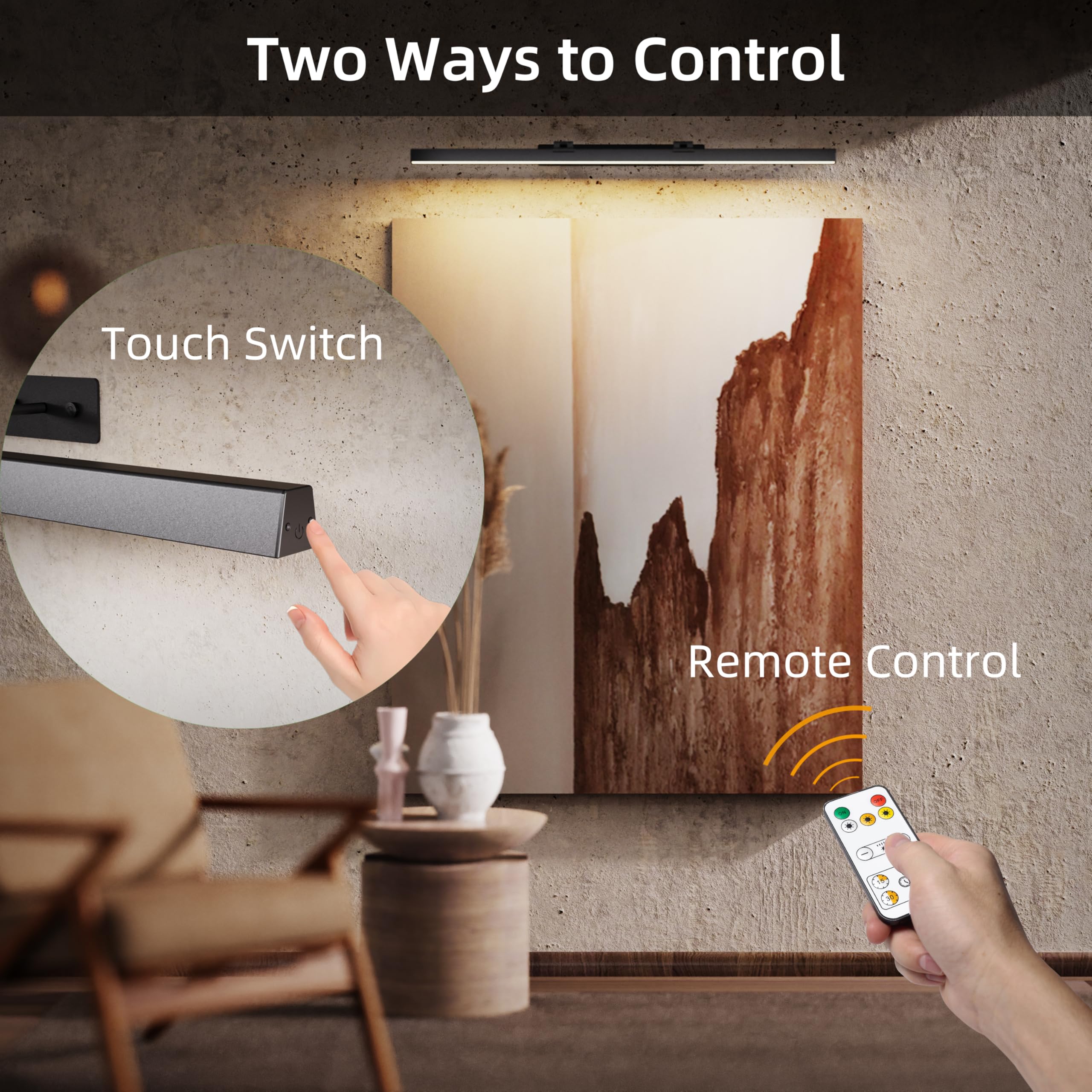 EAYOYAE wall mount with magnetic charging enables secure placement