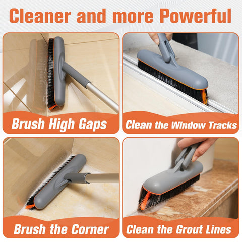 Eazer aluminum telescopic pole extends from 39.5 to 53 inches for comfortable reach.
