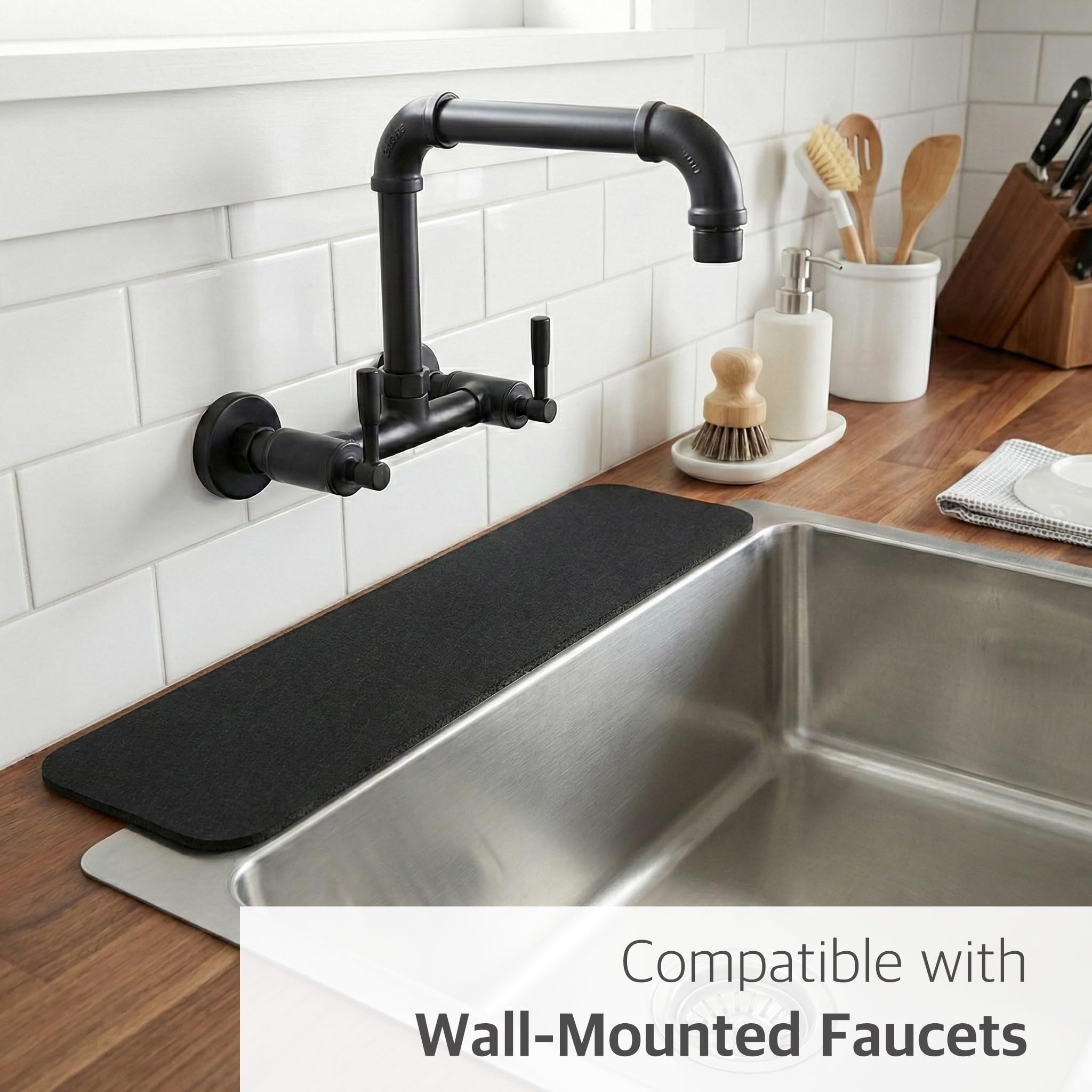 EazziSwitch bathroom tray organizer use shows versatile counter organization for toiletries.