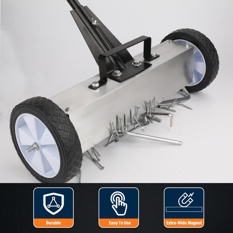 E BAVITE nail magnet sweeper wide-use for yard, workshop, and site cleanup.