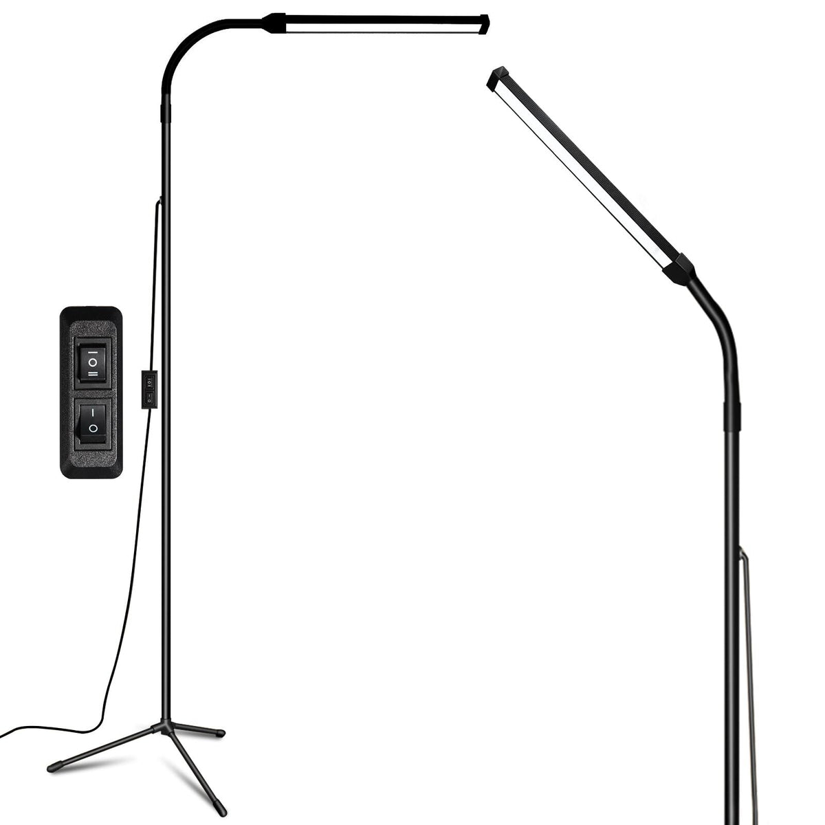 EBEST LED floor lamp for eyelash extensions with adjustable light for precision tasks.