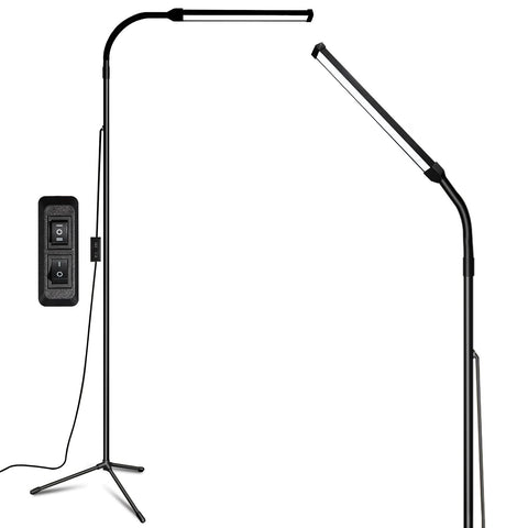 EBEST LED floor lamp for eyelash extensions with adjustable light for precision tasks.