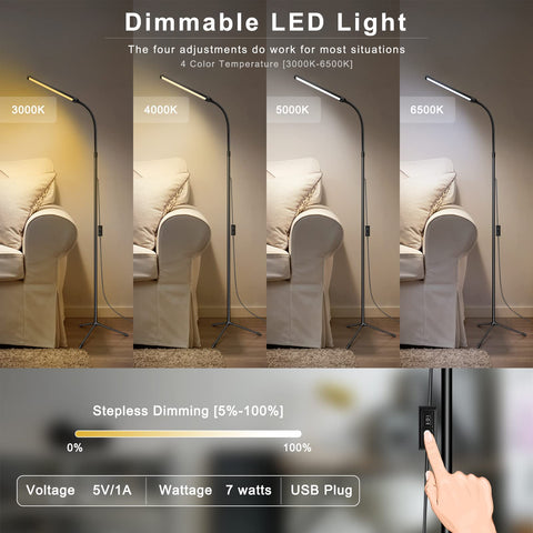EBEST modern task lighting suited for office, bedroom, or living room.