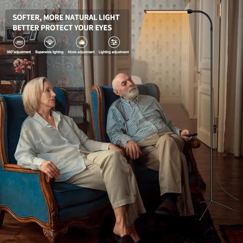 EBEST floor lamp includes a USB port for cordless lighting on the go.