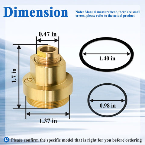 Ebrmeiwo T-11 gasket replacement ensures a tight seal.