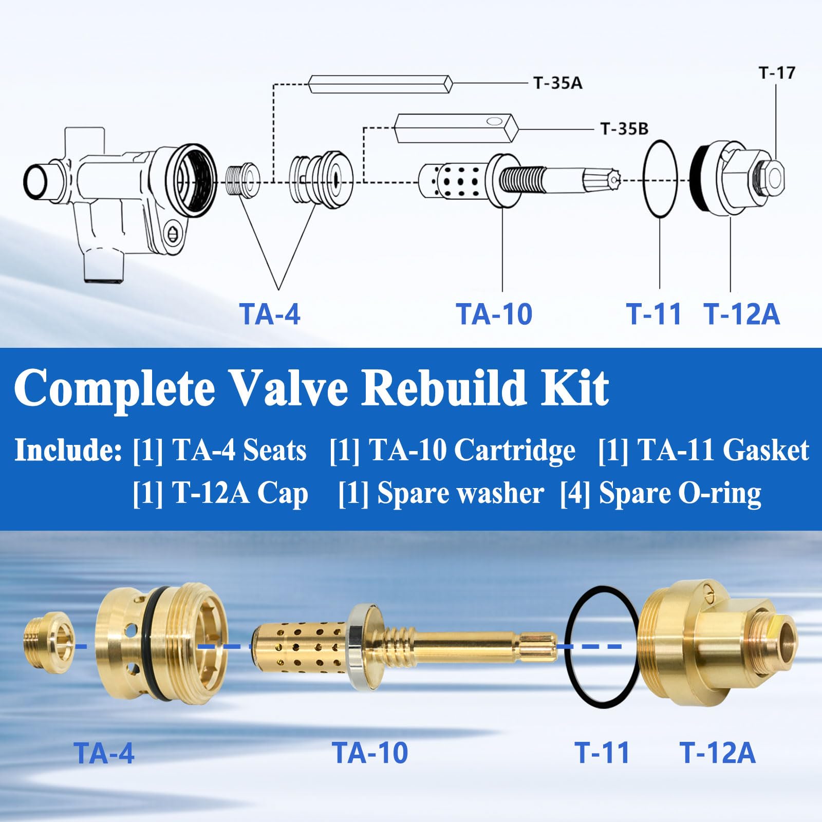 Ebrmeiwo T12A cap assembly detail ensuring secure valve operation.