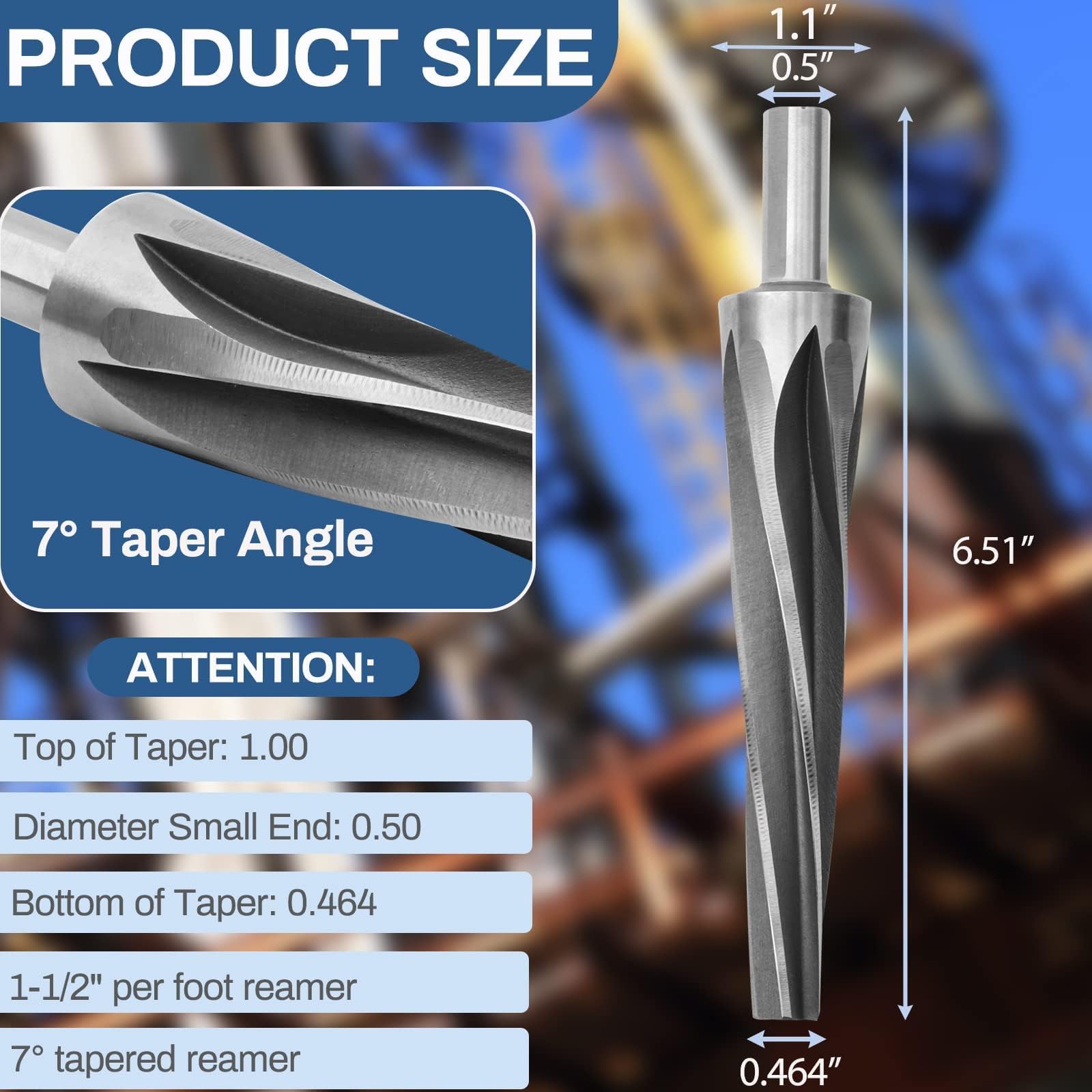 Ebusin 6542 high-speed steel reamer delivers durable performance.