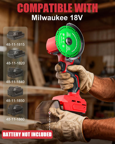 Ecarke 4-inch blades kit enables quick material changes for wood, metal, and tile.