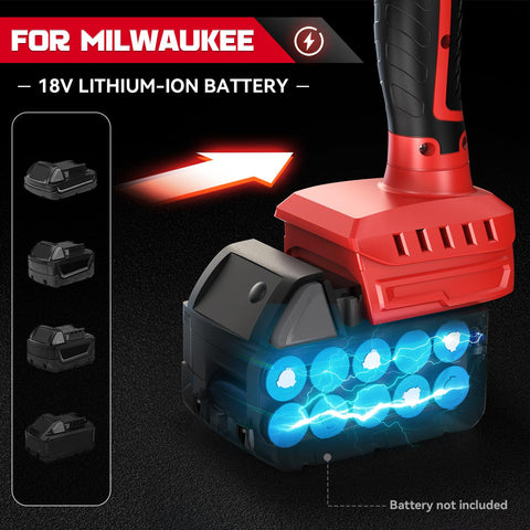 Ecarke cordless tile vibration leveling machine Milwaukee-compatible power for cord-free use.