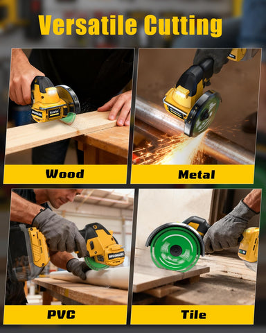 Lightweight 2.9 pound body supports easy maneuverability in tight spaces