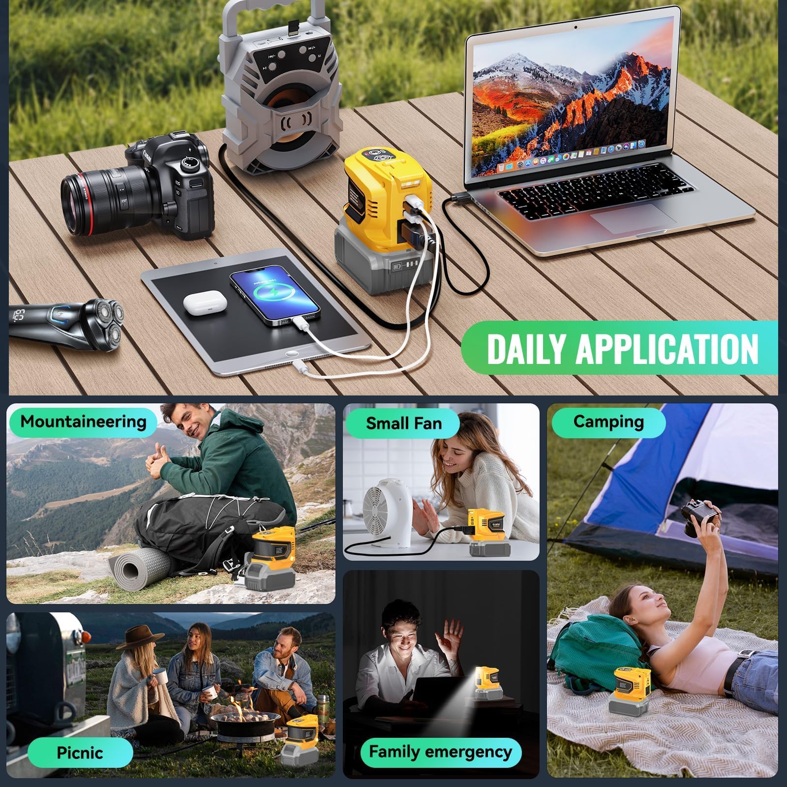 Ecarke compact inverter as emergency power backup