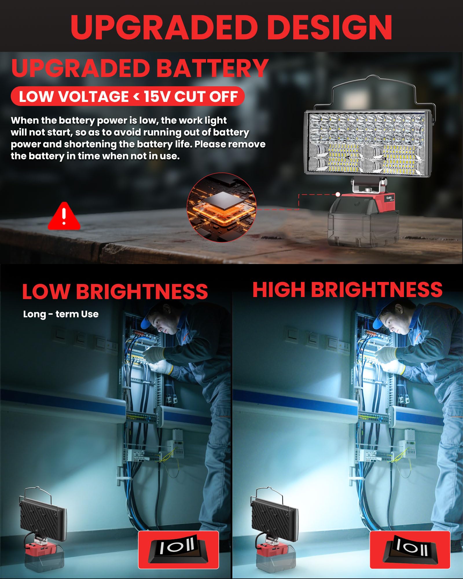 Ecarke cool-running heat sink maintains temperature during long sessions