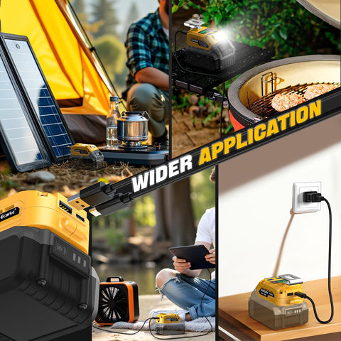 Ecarke safety protection system guards against short circuits and overvoltage.