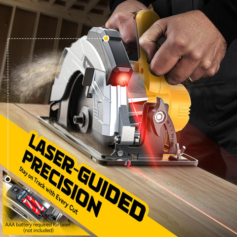 Ecarke saw showing 0-45 degree bevel for accurate angled cuts.