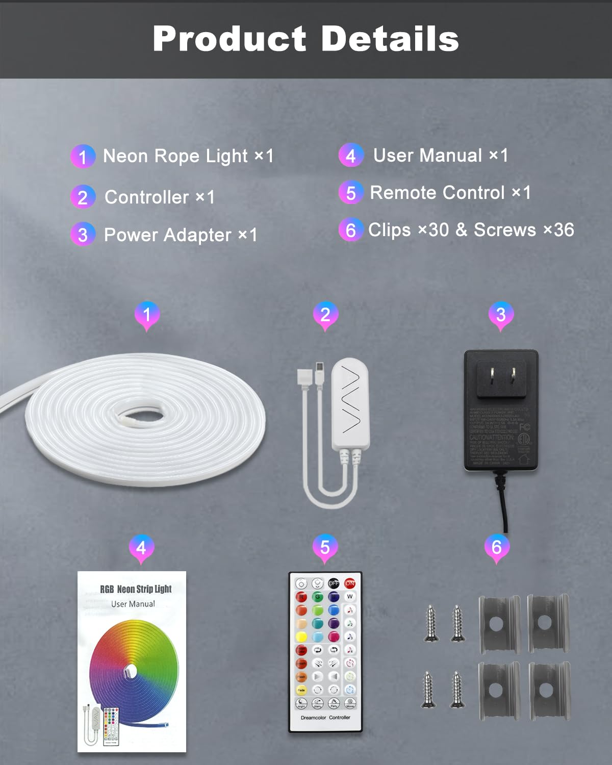 echosari quick installation for bedroom decor and mood lighting