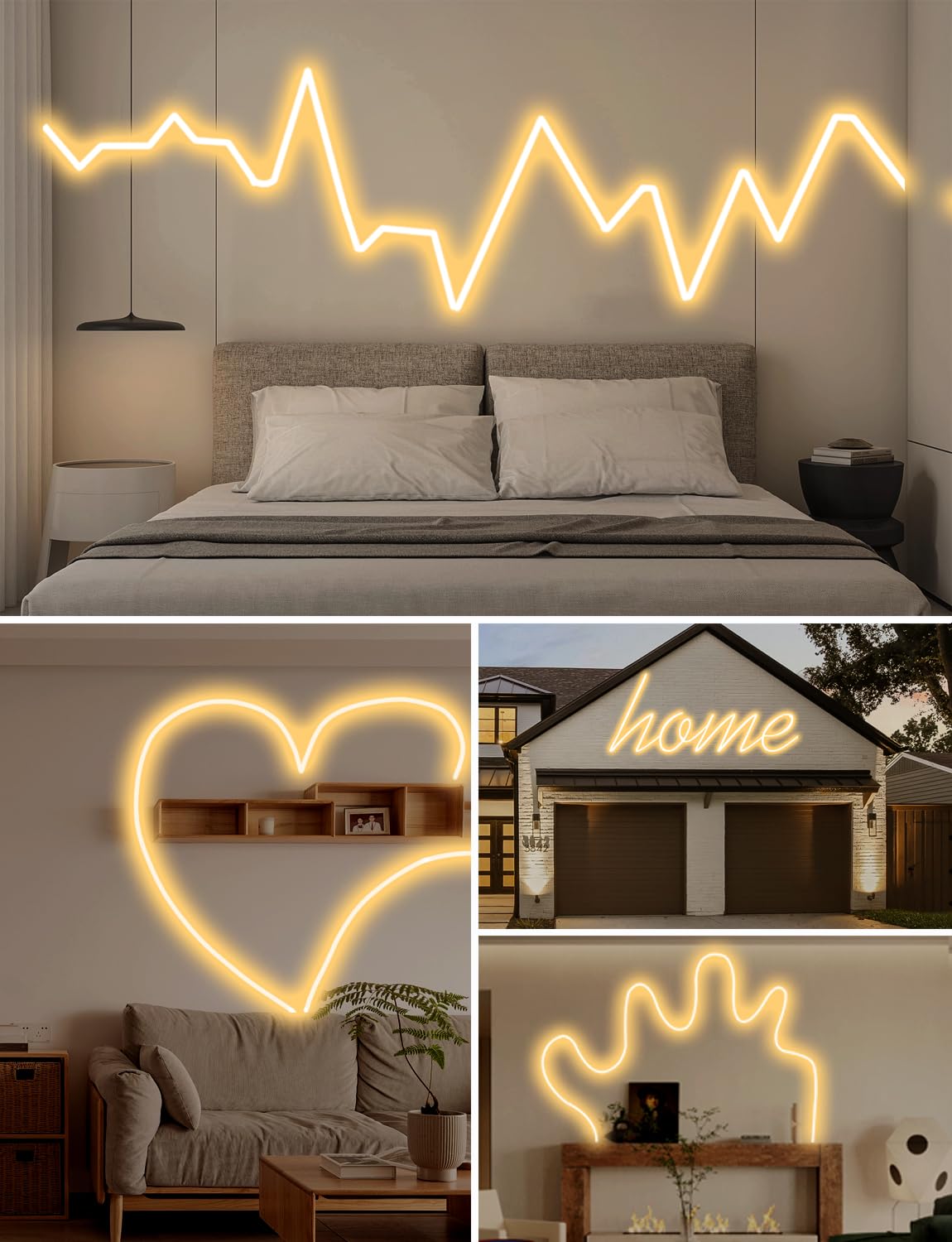 echosari energy-efficient LED rope light reduces power use and lasts longer