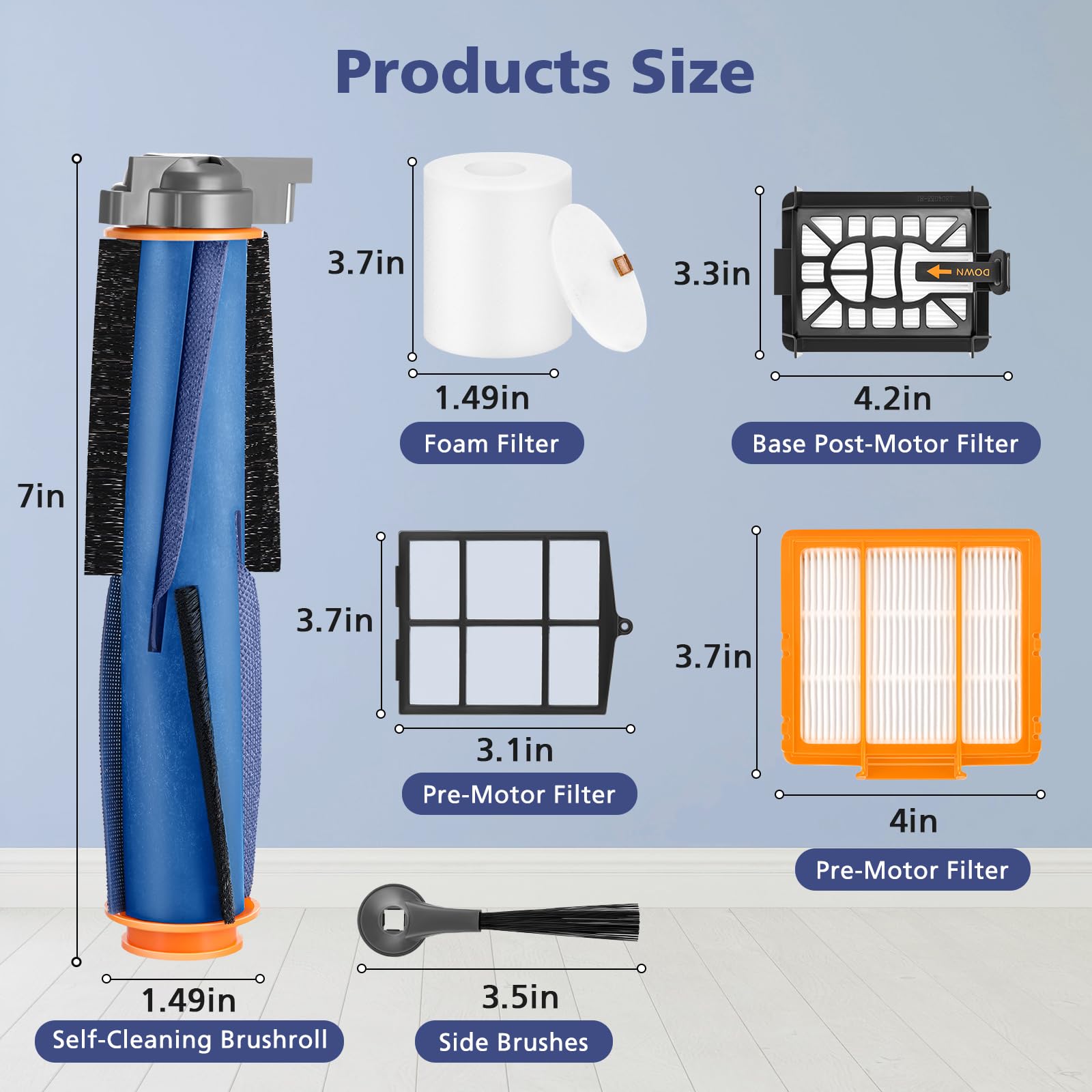 Ecleanfy Shark AV2511AE dust bin filter keeps debris contained
