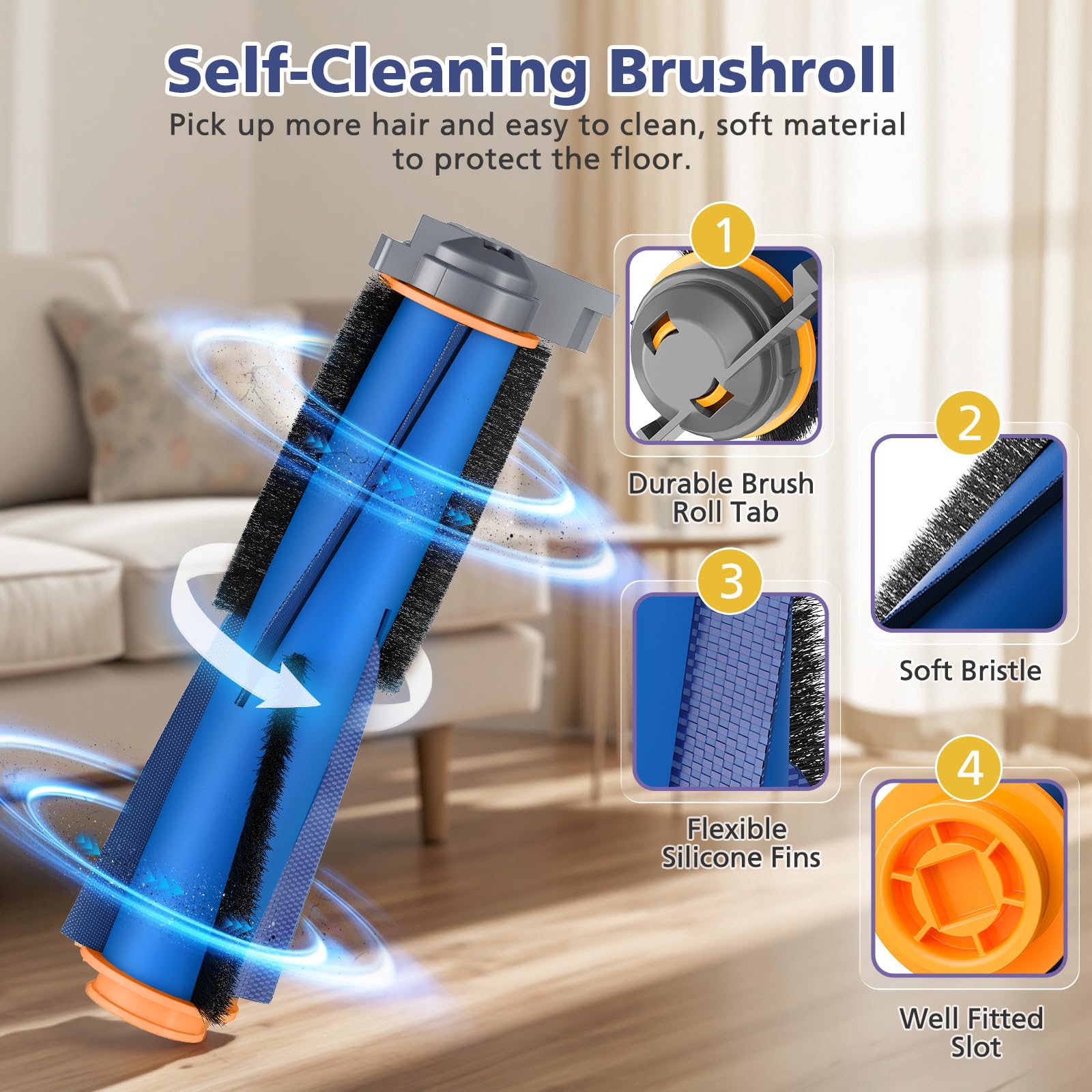 Ecleanfy Shark AV2511AE pre-motor filter helps protect the motor