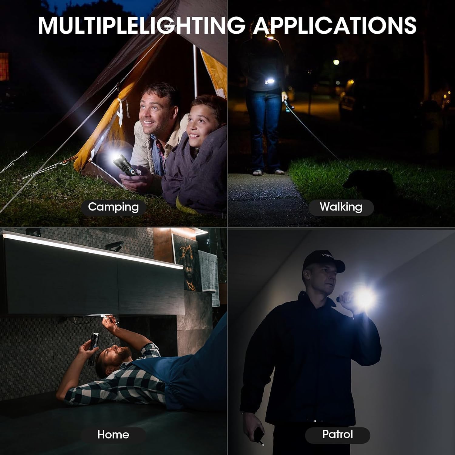 ECLINCO long runtime on low mode supports extended night use.