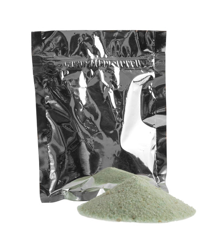 Powder is mixed with water for Eco Wood Treatment preparation