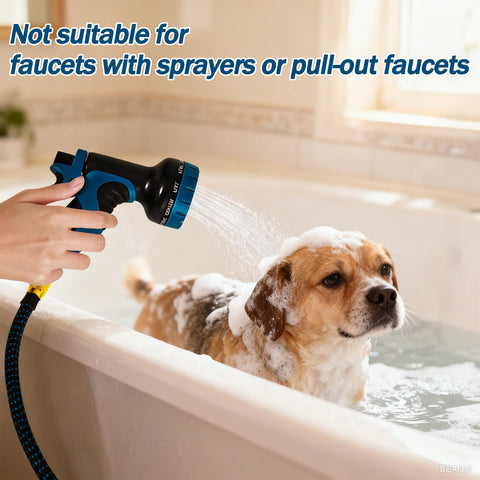 Ecoaterui 50 ft reach eases pet cleaning at home